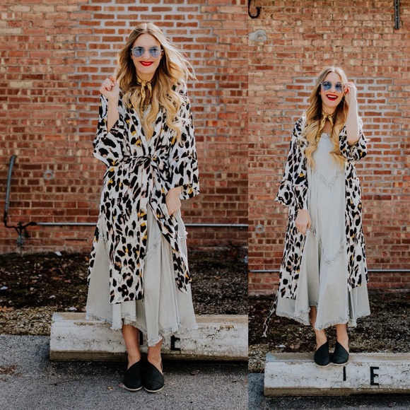 Hayden Tops - Hayden Animal Print Kimono